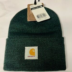 Carhartt Knit Cuffed Beanie Style Hat - Green